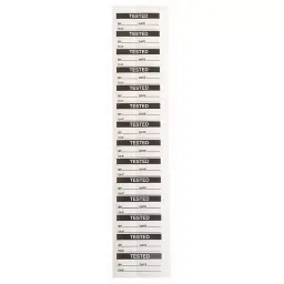 RS PRO Adhesive Pre-Printed Adhesive Label-Tested-. Quantity: 140, 4506041 Bag of 140 Pcs-image-43