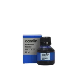 Camlin Fountain Pen Ink 60 ml Royal Blue ink Color-23