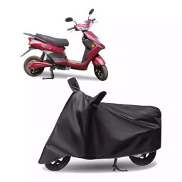 Auto Pearl Polyester Two Wheeler Cover for Avon E Lite (Grey)-image-25