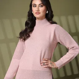 Juelle Women Ribbed Woollen Pullover Sweaters-picture-28
