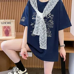 StyleCast x Revolte Women Graphic Printed Round Neck Cotton Oversized T-shirt-image-48