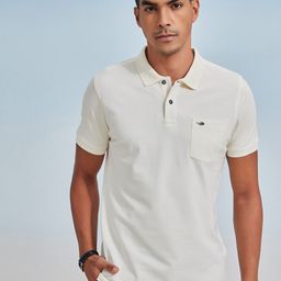 Red Flame Men Polo Collar Pockets T-shirt-image-94