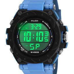 FELIZER Men Dial & Straps Digital Multi Function Watch LSKA-9058-Blue image 2