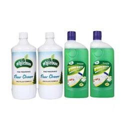 WHITEBUST 1 L & 500 ml Each Surface Cleaner Pine & Jasmine Fragrance White phenyl & Liquid Surface Cleaner Combo (Pack of 4)-8