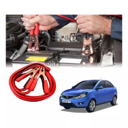 Auto Pearl 1.83 m (6 Ft) 500 A Heavy Duty Anti Tangle Battery Jumper Booster Cables for Tata Zest (Pack of 2)-image-45