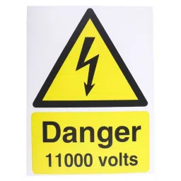 RS PRO Electrical Hazard Warning Sign (English) Model No 9175419-image-86