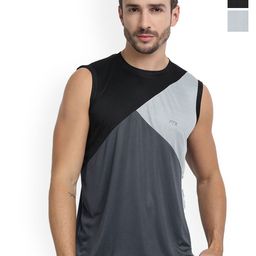 FTX Pack Of 3 Colourblocked Dry-Fit Round Neck Gym Vests 709-1_709-4_709-11-S-image-23