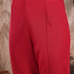 Sangria Geometric Printed Regular Thread Work Kurta with Dhoti Pants image 5