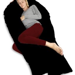 Pumpum U Shape Hollow Fiber Maternity Pillow ,Black-image-58