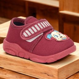 Lil Lollipop Dog Applique Musical Booties - Maroon-image-93