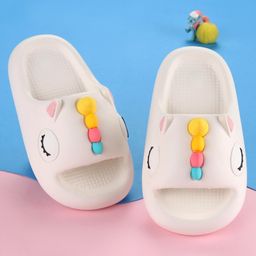 Oh! Pair Slip On Sliders - White-picture-27