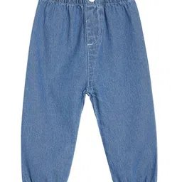 MINI KLUB Cotton Solid Pant - Blue-picture-0