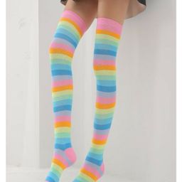 Tipy Tipy Tap Cotton Colour Blocked Socks - Multi Colour-image-41
