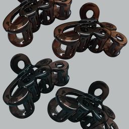 basicare Set Of 4 Large Claw Clips-3