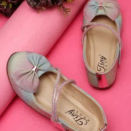 Tiny Bugs Girls Embellished Party Bows Flats-picture-41