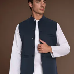 Moda Rapido Mandarin Collar Nehru Jacket-picture-19