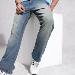 WROGN Men Bootcut Light Fade Jeans-image-74