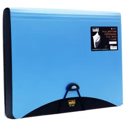 Solo EF 302 Full Bottom Expanding File - 1" Case (6+1 Pocket) A4 - Blue-14
