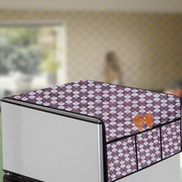 The Furnishing Tree Grey Plastic Refrigerator Cover-image-72