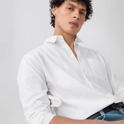 The Souled Store Spread Collar Supima Cotton Formal Shirt-image-62