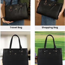 MINI WESST PU Structured Tote Bag image 3