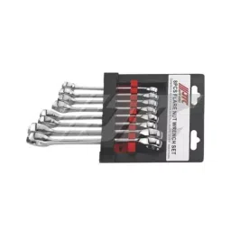 JTC Chrome Vanadium Steel Flare Nut Wrench Set for Automotive Maintenance, JTC 18214 (Set of 8)-17