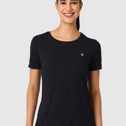 Lovable Sport Women Self Design Round Neck T-shirt-image-77