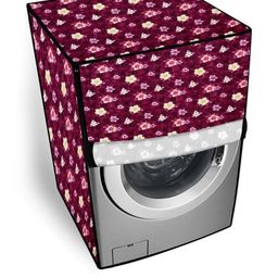 The Furnishing Tree Red Plastic Washing Machine Cover-image-83