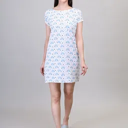 Camey Printed Nightdress-image-12
