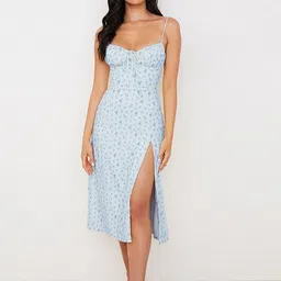 LULU & SKY Women Floral Printed Shoulder Straps Sheath Dress-picture-11