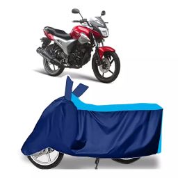 Auto Pearl Two Wheeler Cover for Yamaha SZ X - Cyan, Blue-image-91