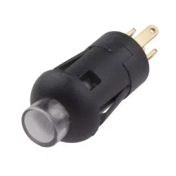 RS PRO Miniature Push Button Switch SPST Momentary 8 mm Pc Pin Clear, 8207527-22