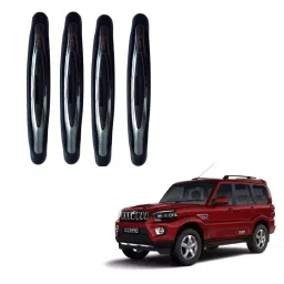 SPREADX Plastic Car Compact Black Colour Elegant Door Guard Protection Universal Type  Suitable for Mahindra Scorpio 2017 Onward (Set of 4 Pcs)-37