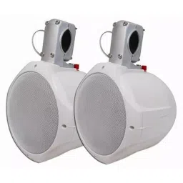 MULTICOMP PRO PA Speakers - Passive 8" Marine Wakeboard Two-Way Speaker Pair - White, 60-10030-12