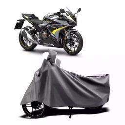 Auto Pearl Two Wheeler Cover with Bag for Honda CBR500R, Silver-image-94
