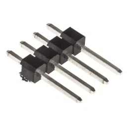 RS PRO 4 Way Striaght Through Hole Pin Header 1 Row, 2518115-16