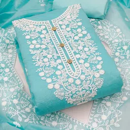 Leeza Store Unstitched Dress Material-35