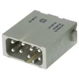Harting Heavy Duty Connector Inserts / Modules RECTANGULAR HAN EE MODULE, PLUG, 8WAY, QUICKLOCK, 09140082633.-41