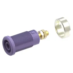 MULTICOMP PRO Banana Plugs & Jacks CONN, BANANA, JACK, 36A, STUD, PURPLE, 72-14170-picture-20