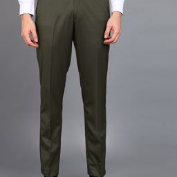 VEI SASTRE Men Plus Size Green Stretchable Formal Trouser-picture-33