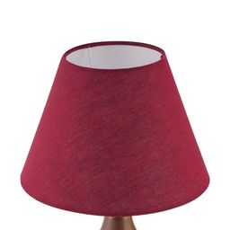 Fabindia Basix Maroon Frusturical Shaped Cotton Lampshade-image-48