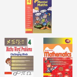 Maths WorkBook Combo Mental Maths Set of 3 Books - English-8