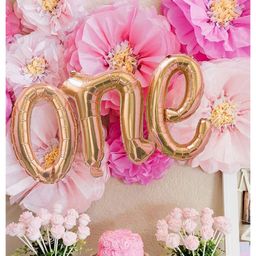 AMFIN One Letter Foil Balloon for 1 Month Baby - Pack of 1-16