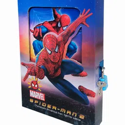 KARBD Spiderman Dark Blue Super Hero Marvel Avengers Character Secret Lock Diary  - 94 Pages-picture-8