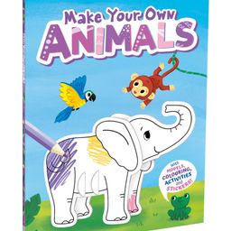 Make Your Own Animals Colouring Book - English-4