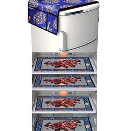 Dakshya Industries Fridge Top Cover and Fridge Mat Combo Set of 5-picture-10