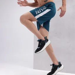 HRX by Hrithik Roshan Men Typography Print Rapid-Dry Running Shorts-picture-4