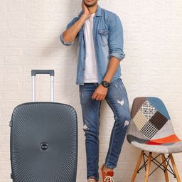 Polo Class Set Of 2 Textured Hard-Sided Trolley Bag With Vanity-7