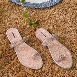 Anouk Women One Toe Flats-image-44