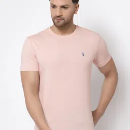 Red Tape Men Pink Pure Cotton T-shirt-image-67